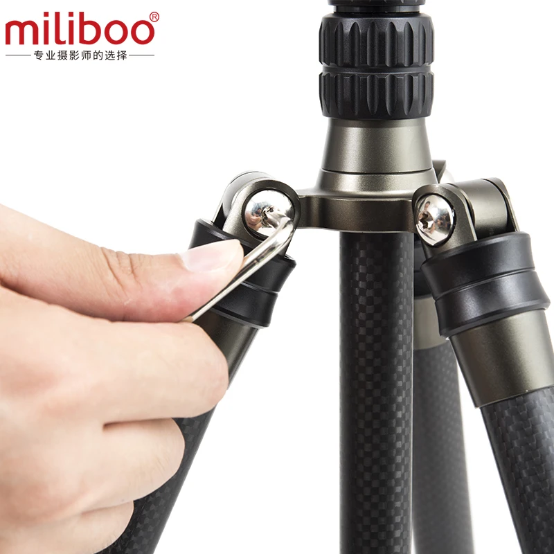 Miliboo MEB портативный углеродное волокно светильник вес путешествия Tripd 52 "/135 см