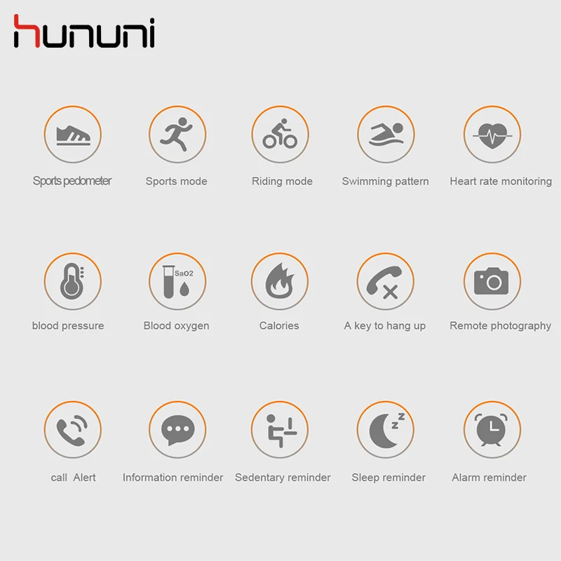 Hununi F10C умный Браслет reloj inteligente носимые устройства трекер физической активности