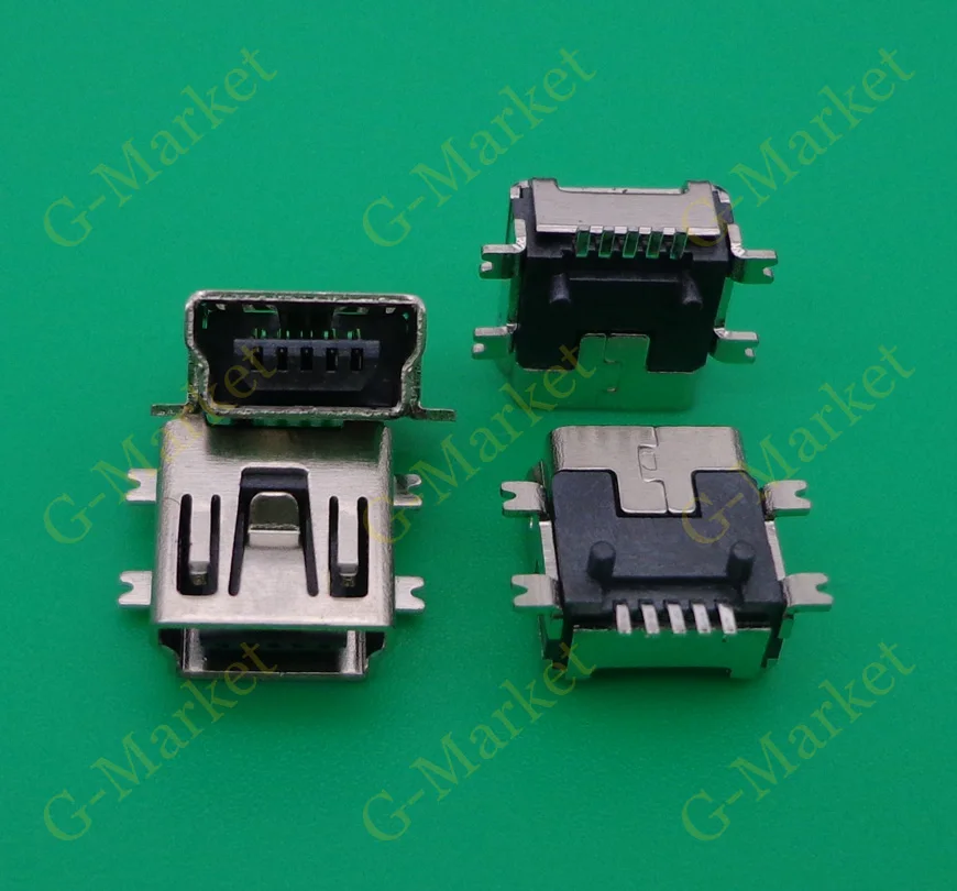 10 шт. Новый мини USB 5-контактный разъем для зарядки питания док-станция Garmin StreetPilot