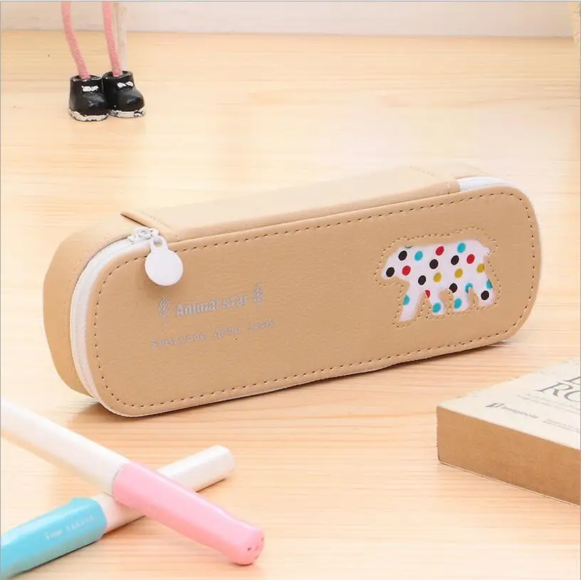 Корея творческих канцелярских Пеналы для карандашей Высокое качество
