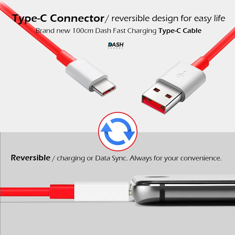 Для Oneplus 3 Кабель USB 3.1 Тип C Тире Устройство Типа С Быстро зарядка Синхронизации
