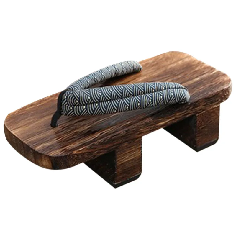 Hot Sale Geta Clogs Traditional Japanese Wooden Flip Flops Floral Home Slippers for Women Anti-slip Geta Sandal Zapatos De Mujer