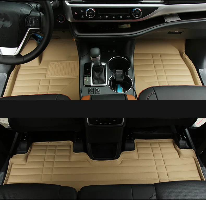 Высокое качество! На заказ автомобильные коврики для Nissan Pathfinder 7 мест-2013 водостойкие ковры для Pathfinder