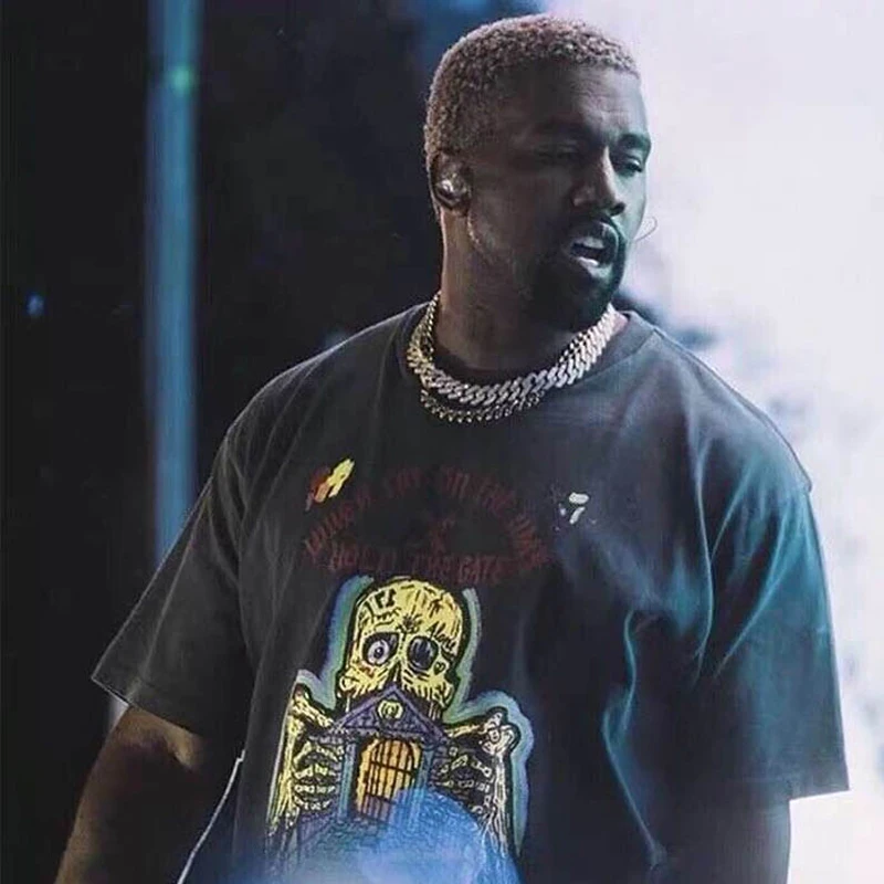 Сезон 6 Kanye XXXTentacion 2019 новые хлопковые футболки лучшего качества с коротким