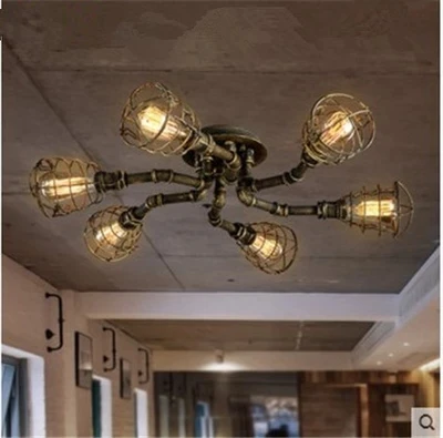 Промышленные люстры светильники осветительные приборы винтажные лампы в стиле