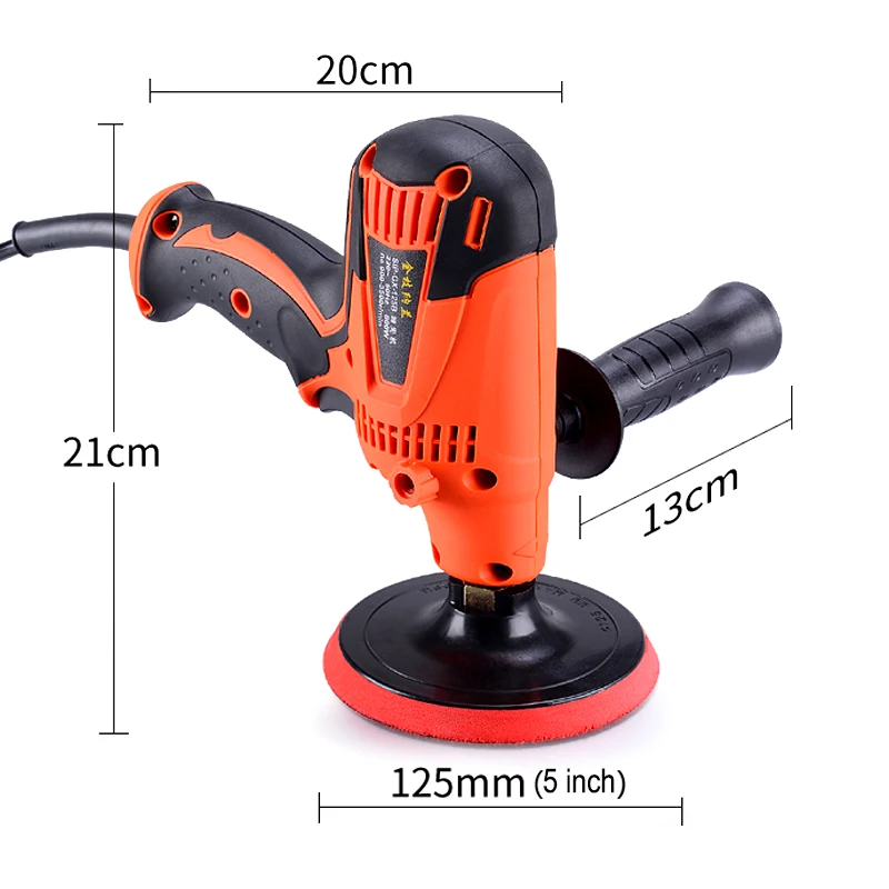 220V 800W 6 Speed Control Polishing Machine Car Polisher 50Hz For Scratch Remove Beauty Care Repair Tools | Автомобили и
