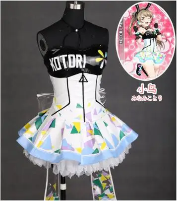 LoveLive! Светодиодный костюм для косплея уми маки рин нозоми, костюм для косплея, платье+ перчатки+ носки - Цвет: Kotori