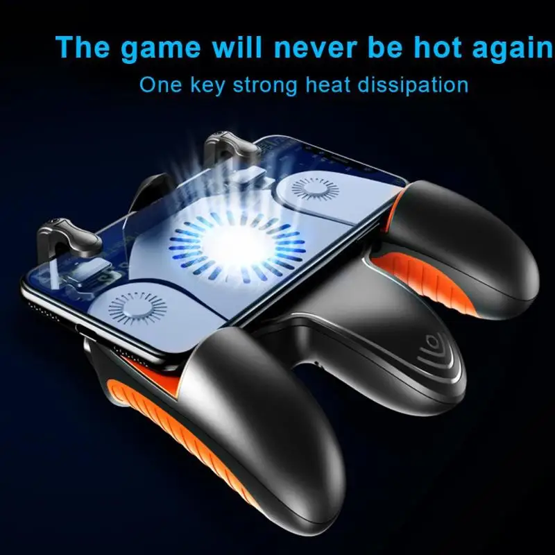 JS26 Pulse Moible контроллер PUBG геймпад Бесплатный огонь L1 R1 Кнопка триггера джойстик PUBG физическая помощь для iPhone Android телефон