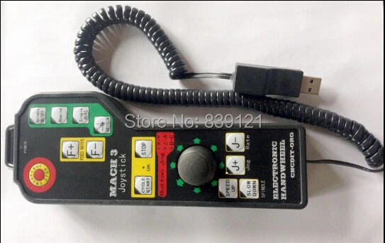 Новый 6 осевой USB джойстик Mach3 с ручками электронный маховик ЧПУ гравировальный