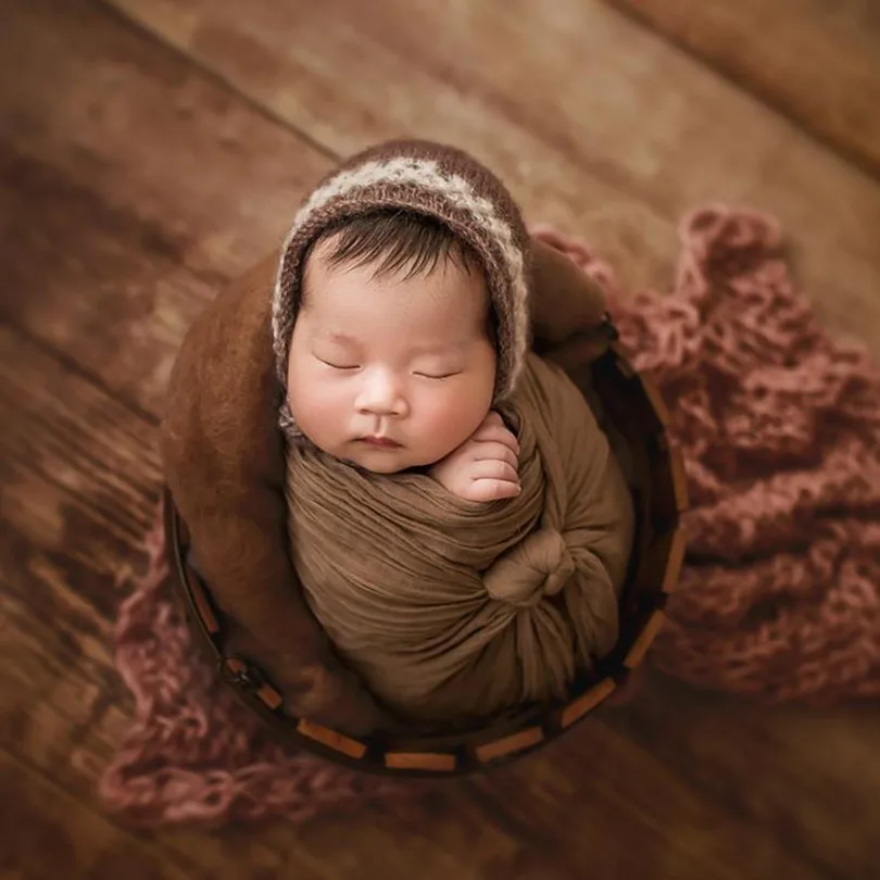 

Grade 60 36" x 180cm Dyed Cheesecloth wrap Baby swaddle wrap photography props Newborn photography props