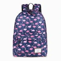 brand designer girl%e2%80%98s backpack flamingo printing school bags gift high capacity laptop backpack teenagers travel rucksack mn1400