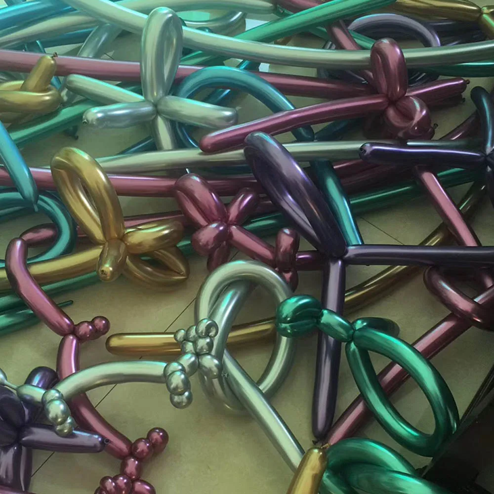 20 шт./лот волшебные Длинные Воздушные шары на день рождения 6 видов цветов