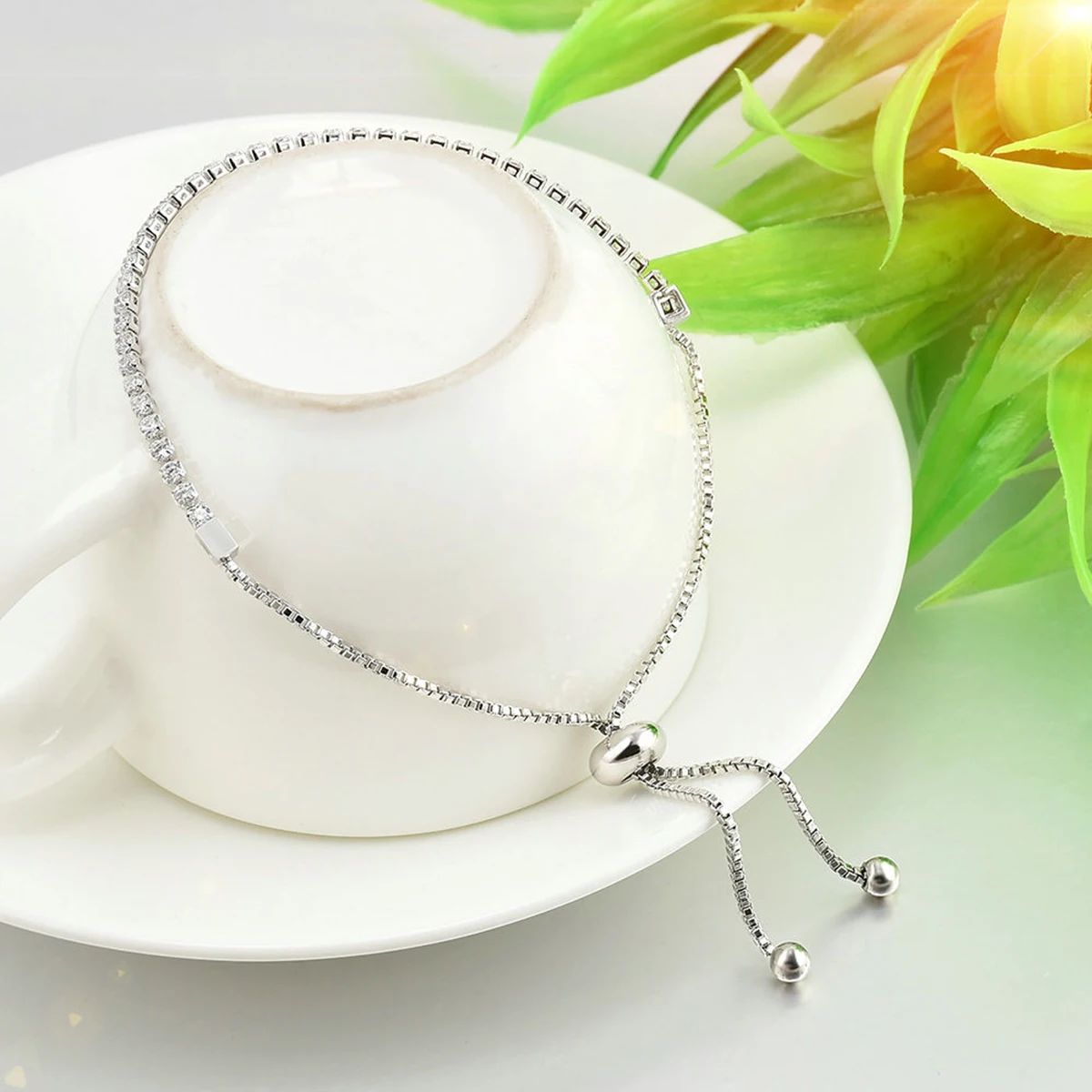 Модный очаровательный браслет трендовые бусины из горного хрусталя браслеты и