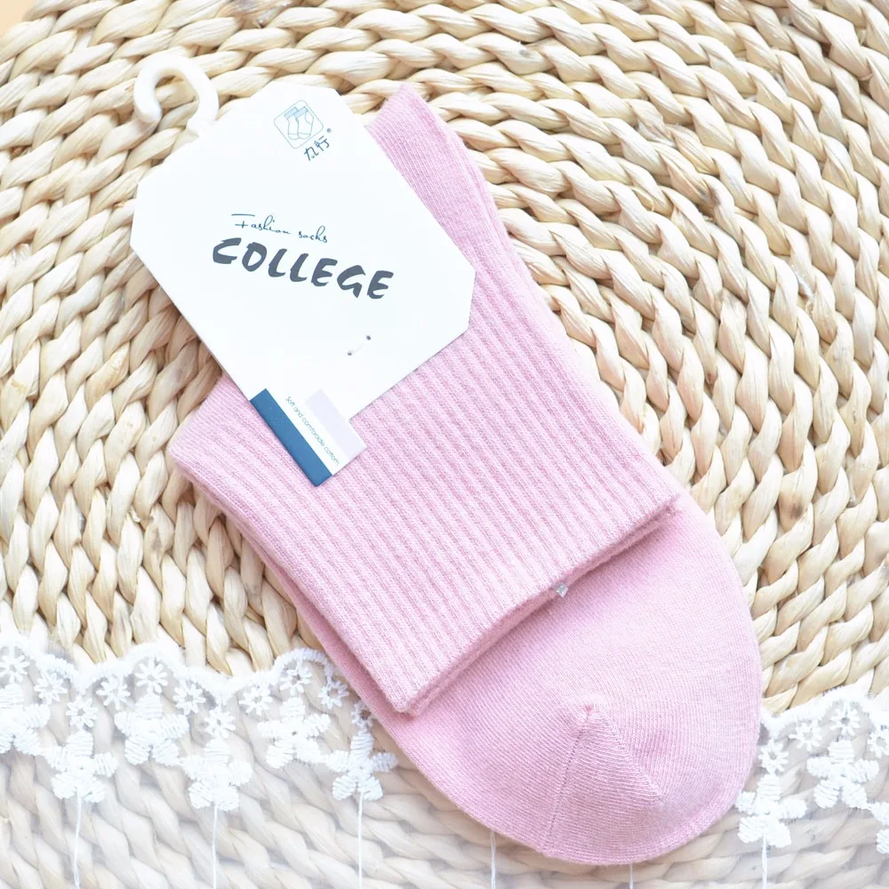 INS/осенние женские носки Классические хлопковые с двумя полосками дышащие Ретро