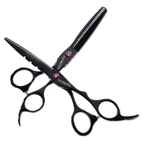 6 japan 440c steel barber hairdressing scissors cutting shears thinning scissors professional human hair scissors