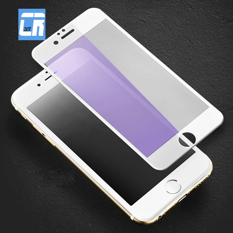 DCR 5D (4D улучшенный) Полноэкранный протектор закаленное стекло для iPhone X 8 7 6 6s Plus
