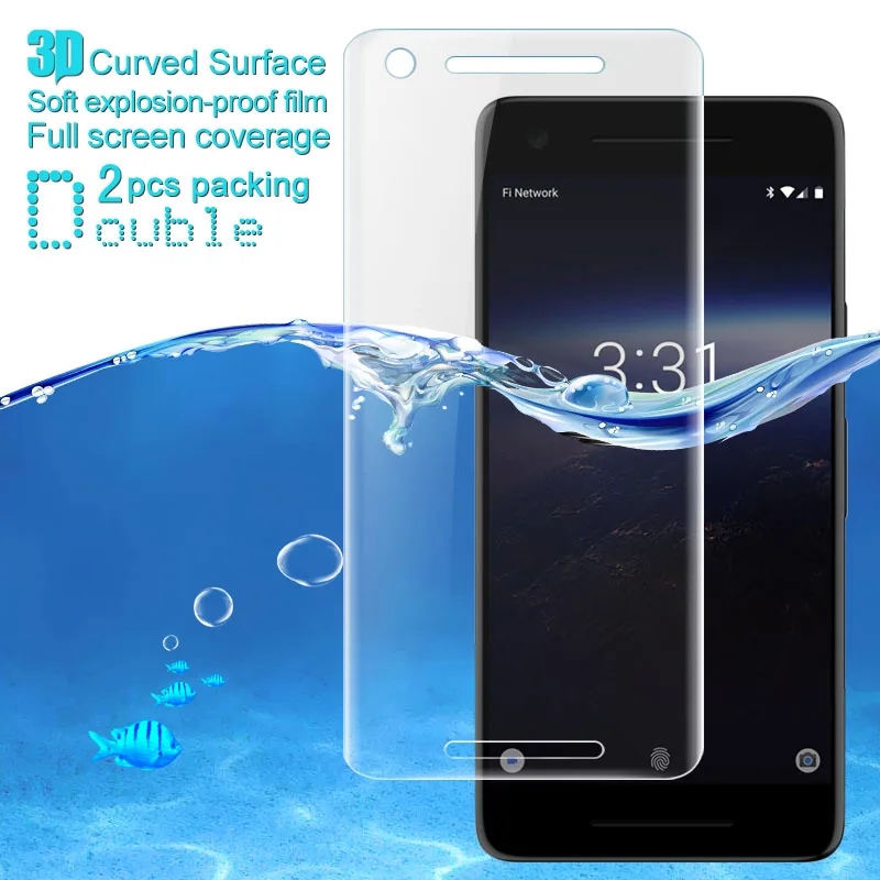 2 шт 3D изогнутая полная защитная пленка для Google Pixel2 XL Pixel Защита экрана размера IMAK