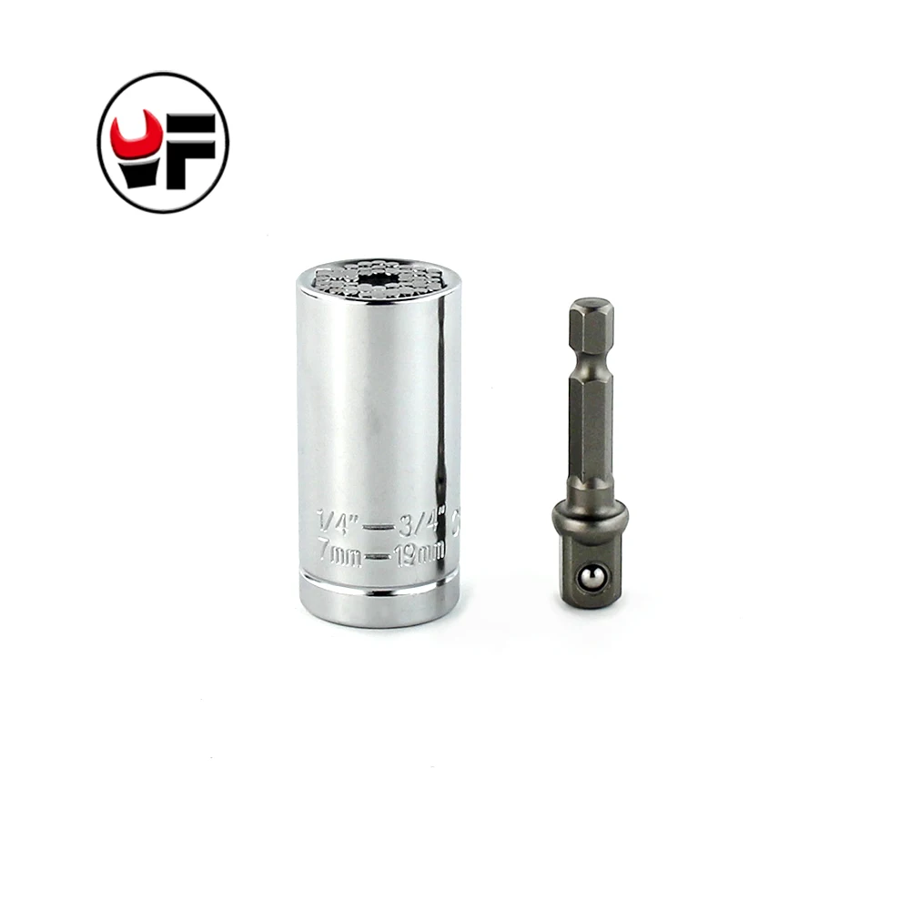 YOFE мм 3/4 &quot 1/4&quot 7 19 универсальный разъем гаечный ключ головка розетка
