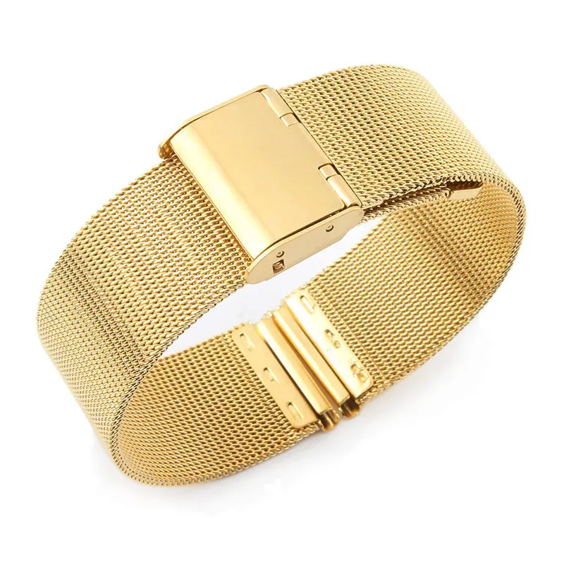Best Sell WatchBands 16mm/18mm/22mm/24mm Black 2019 New Arrival Top Brand Fashion Milanese Stainless Steel Wrist Watch Band Stra | Наручные