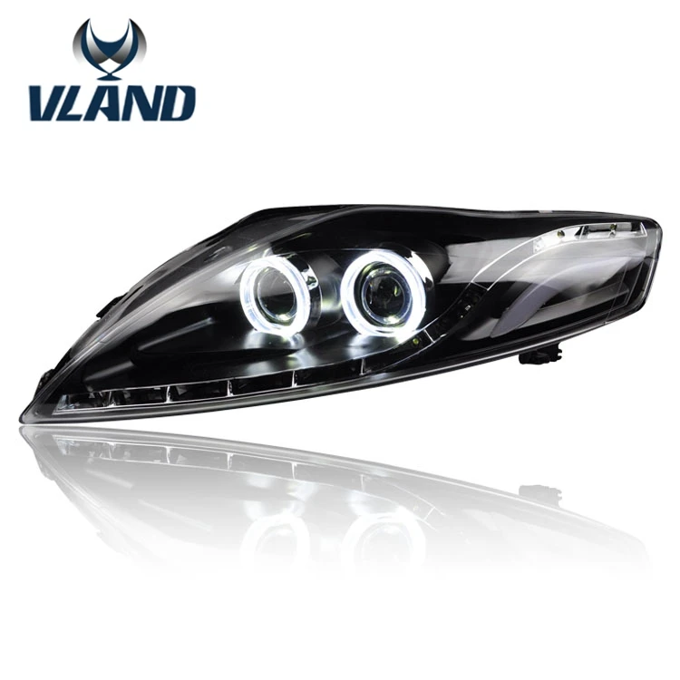 Vland завод для Mondeo фар 2008-2012 двойной цвет светодиодные ангельские глазки H7