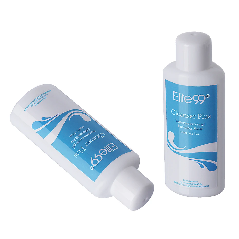 Elite99 60 мл Лак для ногтей УФ-гель липкий жидкость для удаления ногтей Pro Cleanser Plus Удаляет излишки геля для усиления блеска липкое средство