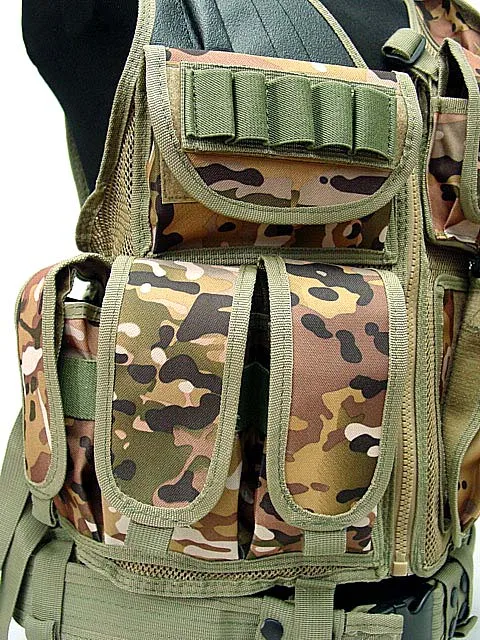 Мужской военный тактический жилет армейский Охотничий Жилет Molle для страйкбола