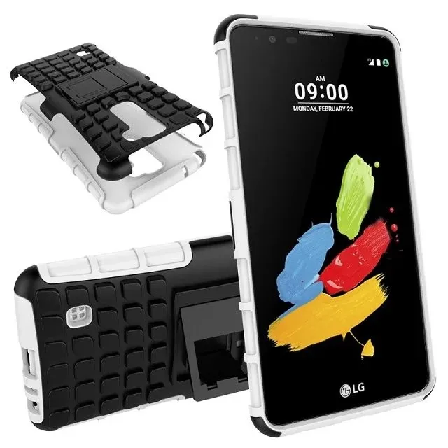Для LG Stylus 2 Stylus2 F720 сверхпрочная Броня противоударный резиновый ЖЕСТКИЙ чехол с подставкой для LG G Stylo 2 LS775 K520 чехлы чехол s