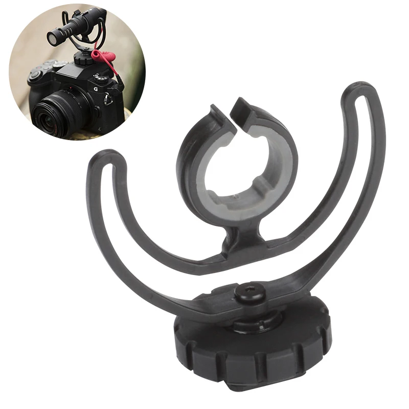 ГОРЯЧАЯ камера горячий башмак шок крепление с Rycote Lyre кронштейн для Rode VideoMicro VideoMic