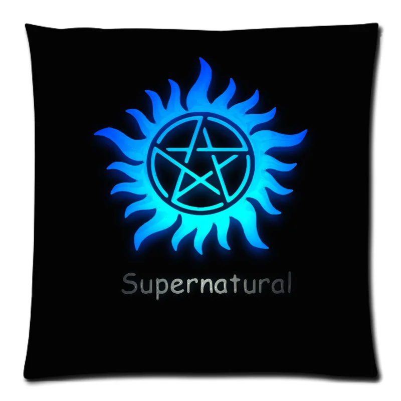 Бесплатная доставка! пентаграмма с суперестественным рисунком Двусторонняя