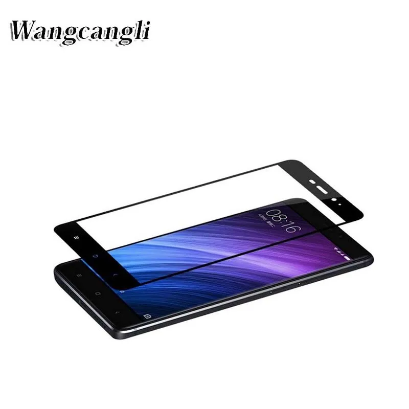 Wangcangli 2.5D 9H For Xiaomi Redmi Note 4 4pro 4x note 3 4a Full Cover hd Tempered Glass for mi 5s 5c 5 Screen Protector Film | Мобильные