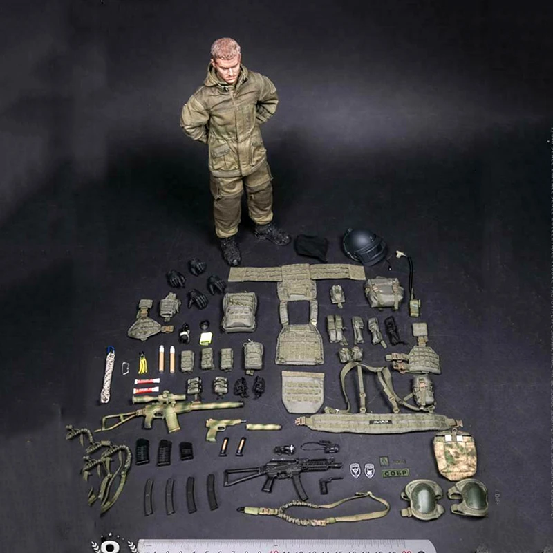 Коллекционный полный набор DAMTOYS 78059 1/6th 8th Юбилейная версия Российский спецназ МВД