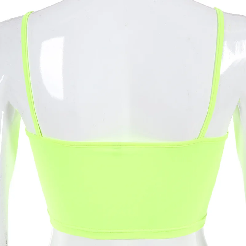 Пикантные без бретелек Хлопок майки ками для женщин Slim Fit повседневное летний