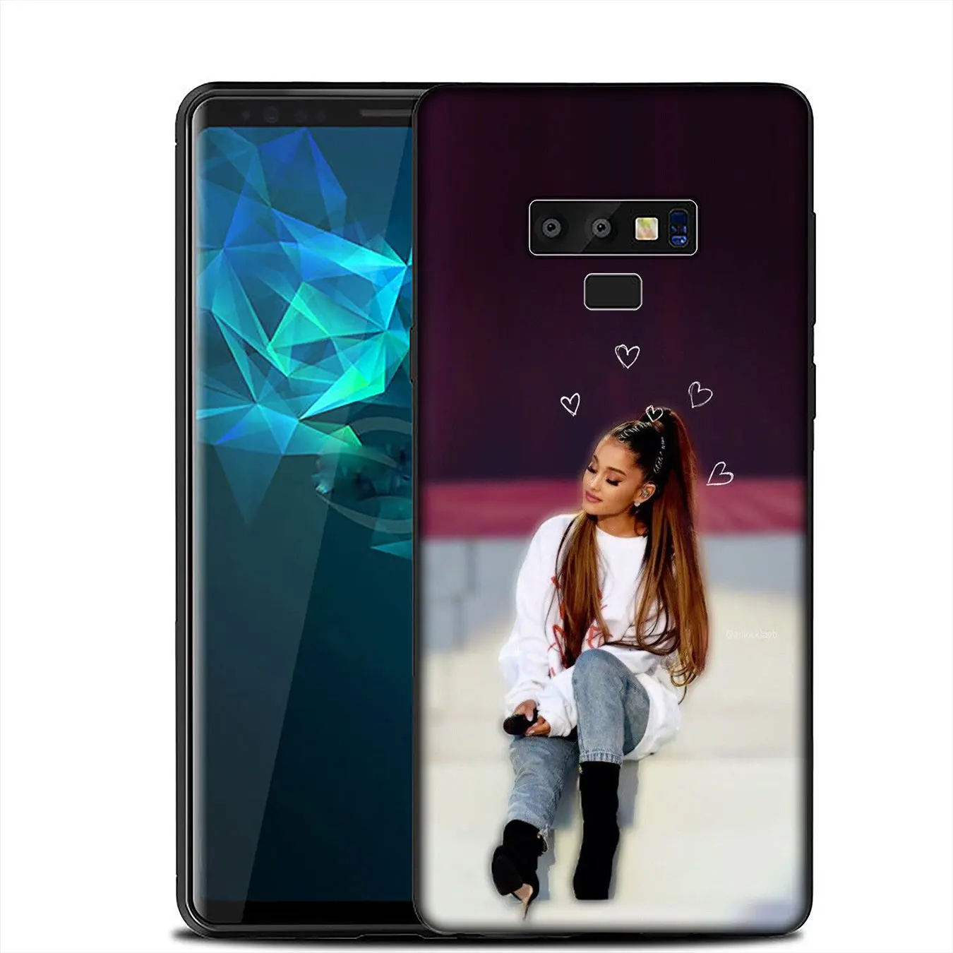 Sexy hot Ariana Grande Ultrathin Novelty Fundas Case for Samsung Galaxy A6 A9 A8 A7 2018 A3 A5 2016 2017 Note 9 8 10 Plus Lite |