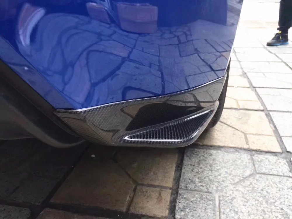 2017 BRZ/STI OEM Стиль углеродное волокно передний разделитель для губ боковые юбки