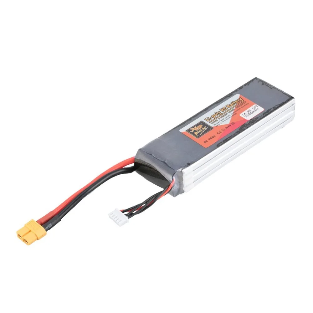ZOP Power 14 8 V 3500mAh 60C 4S 1P Lipo батарея XT60 вилка перезаряжаемая для RC гоночного дрона