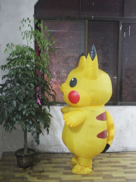 Пикачу надувной костюм костюмы на Хэллоуин способный преодолевать Броды для