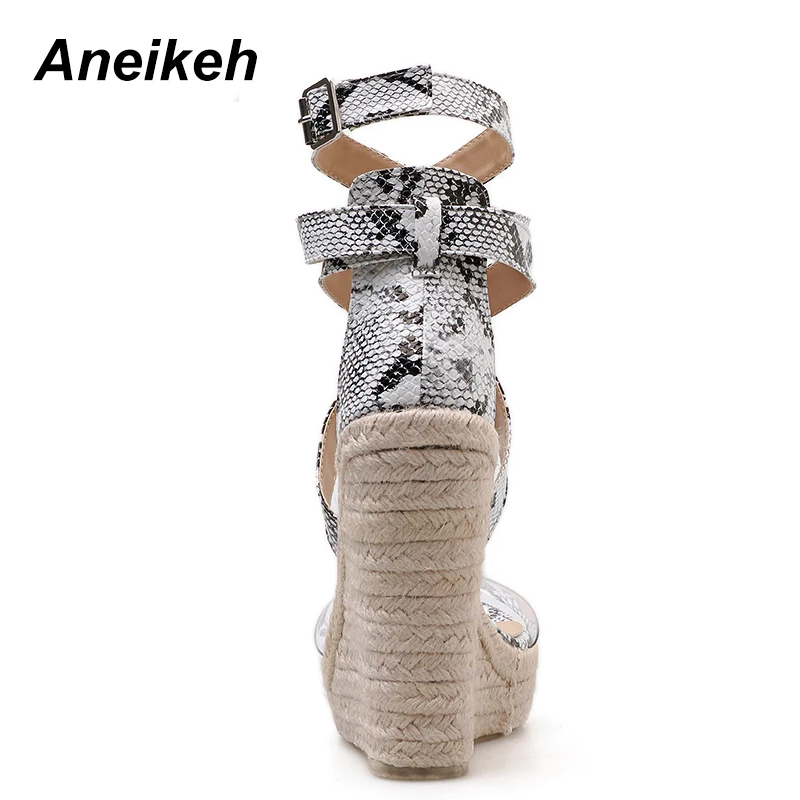 Aneikeh/2021 женские летние сандалии новая коллекция Модные с сексуальными