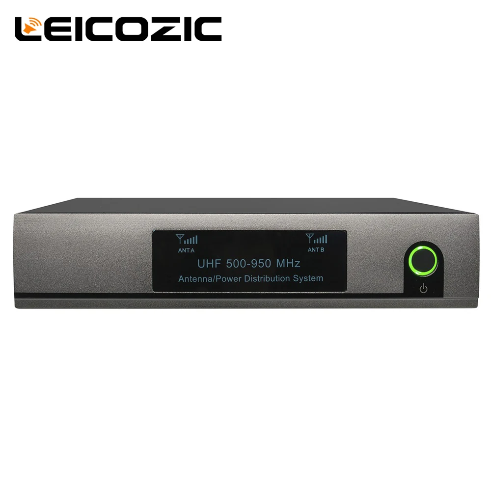 Leicozic 8-канальная антенная система распределения/антенный сплиттер UA868 8 комплектов приемников 500-950 МГц для uhf беспроводного микрофона