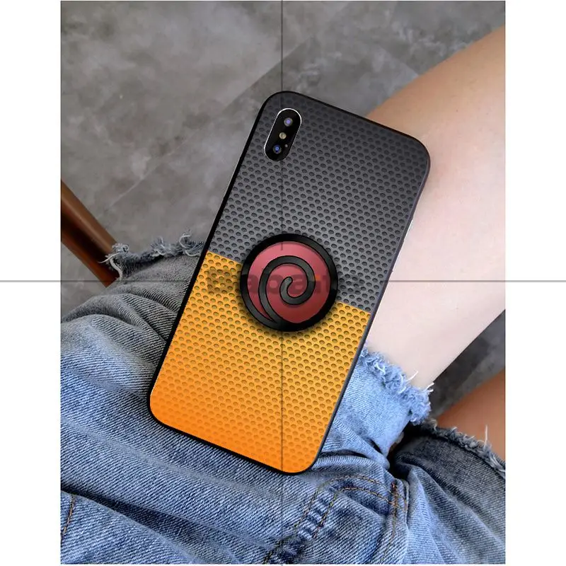 A7 Babaite Naruto Akatsuki Uchiha DIY Окрашенные аксессуары для телефонов Чехол для Apple iPhone 8 7 6 6 S Plus X XS MAX 5 5S SE XR чехол - Цвет: A7