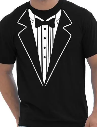 

Tuxedo Fancy Dress Funny Mens T-Shirt More Size and Colors-A032