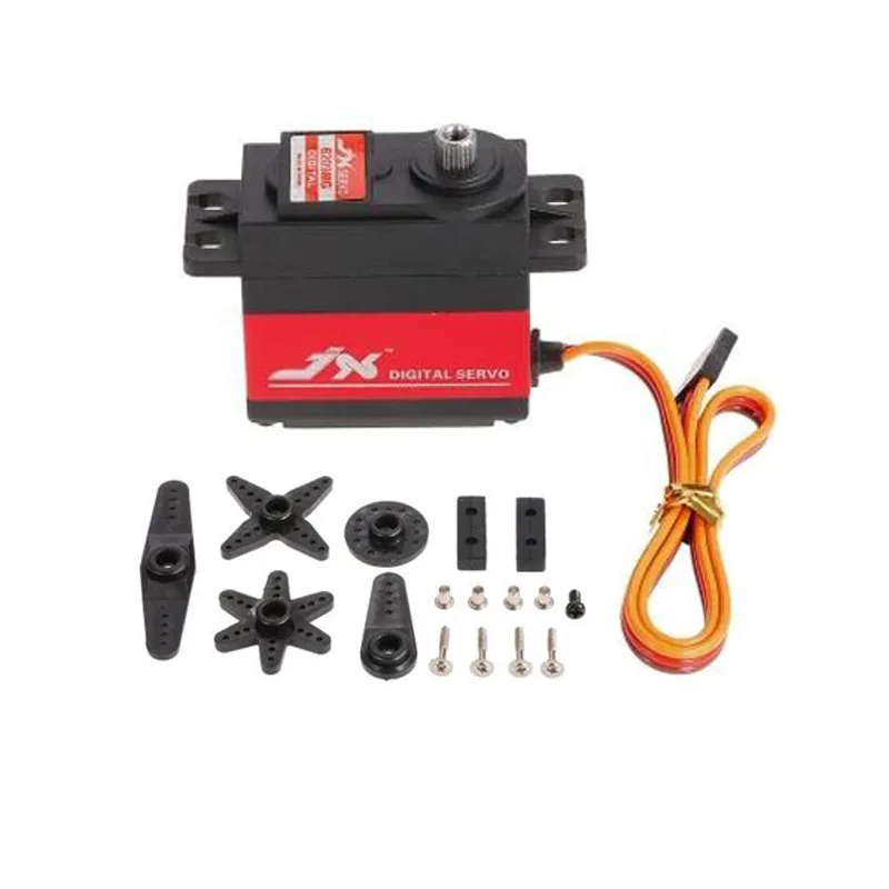 JX PDI-6209MG 4 8 V-6V 9kg Цифровой Металлический Стандартный сервоалюминиевый чехол для 1/10