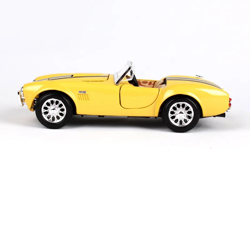 Моделирование 1:24 1965 Shelby Cobra 427 металлический сплав модель автомобиля коллекция и