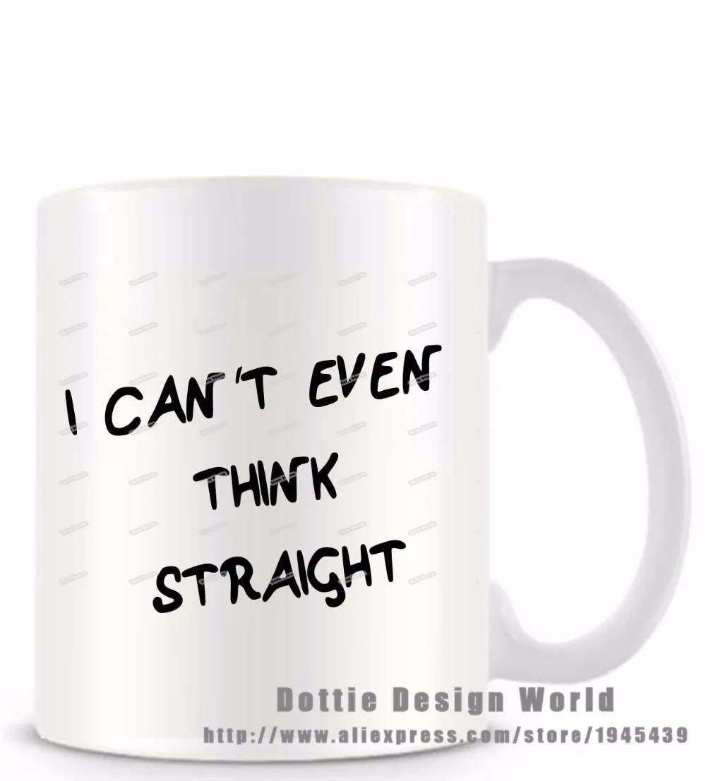 DIY 2020 новая кофейная чашка для чая с молоком я даже не могу подумать смешные новые