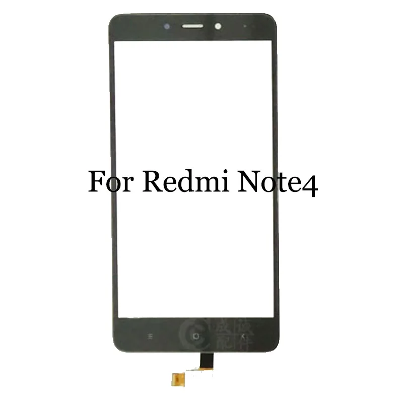 1 шт. Сенсорная панель дигитайзер сенсорный экран стекло для xiaomi redmi note4 сенсорная