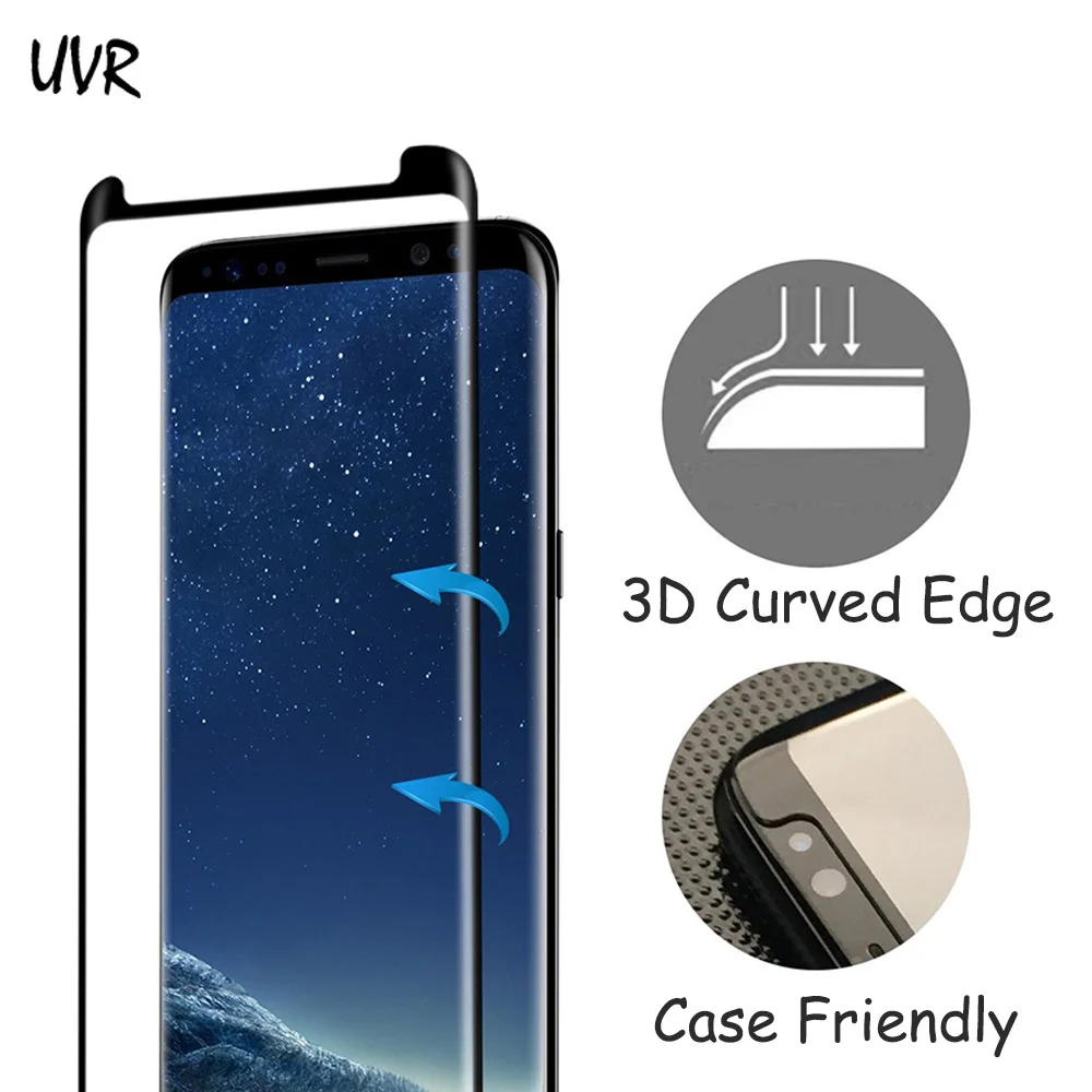 Маленькая версия закаленное 3d стекло с изогнутыми краями для Samsung Galaxy S8 защитная