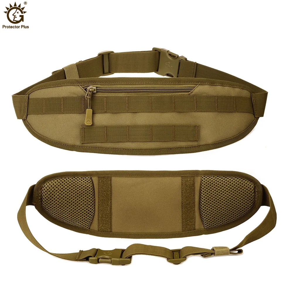 Tactical Molle Waist Bags Nylon Military Waterproof Shoulder Messenger Bag Camouflage Travel Equipment Tactical Belt Bag