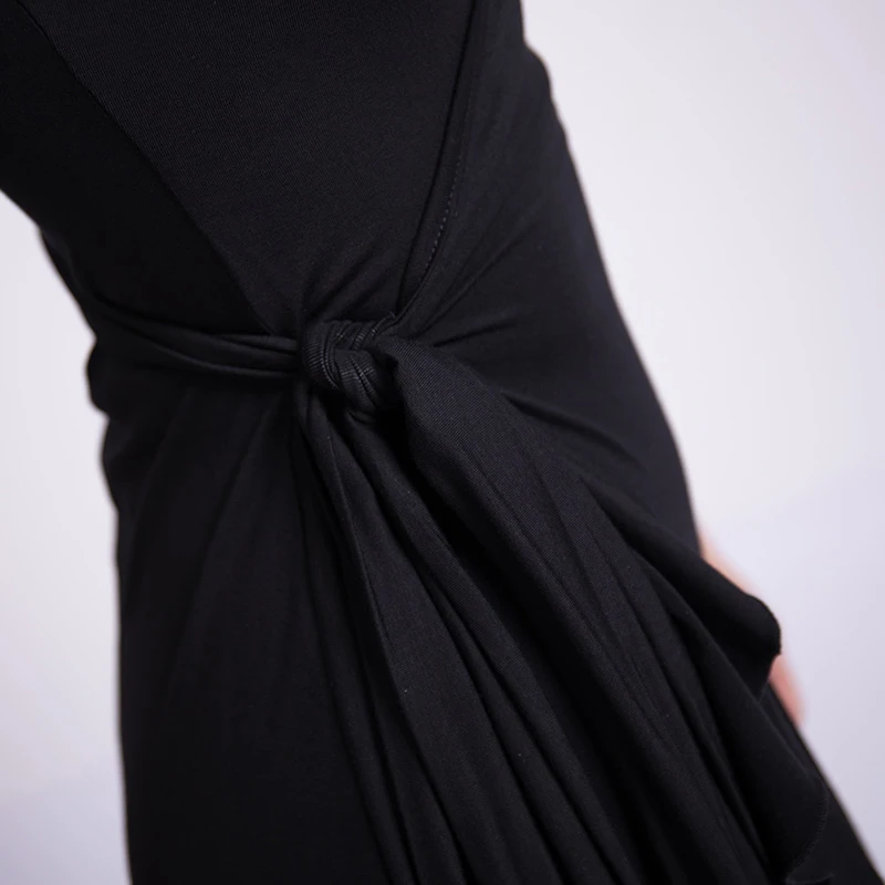 Ladies Latin Dance Dress Sexy V Collar Ballroom Dresses China Oriental Dancing Costumes Danse Salsa Short Women DL3319 | Тематическая