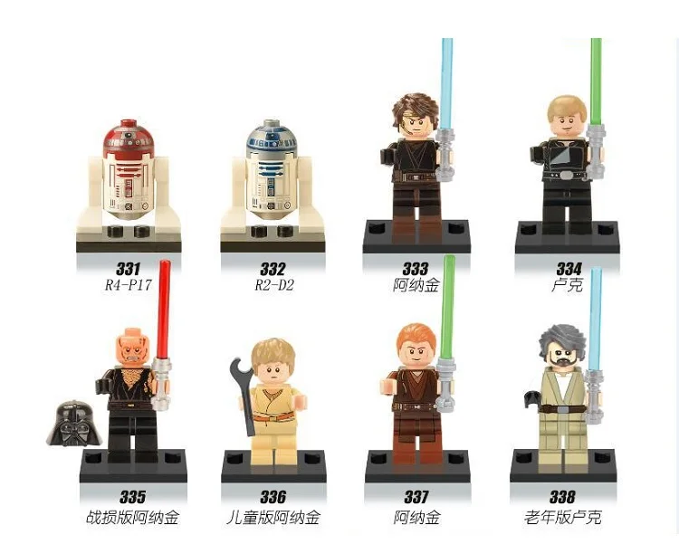 Фигурки из фильма Звездные войны R2D2 1 шт. строительные блоки совместимые с