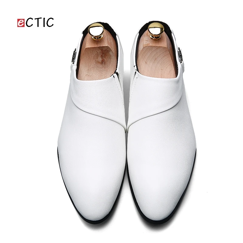 2018 Для мужчин Высококачественные туфли на плоской подошве кожаные Монки мужской