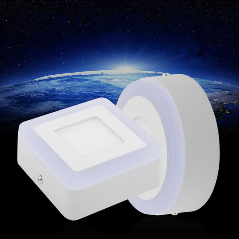 Кругласветодиодный/квадратная Светодиодная панель панельный светильник